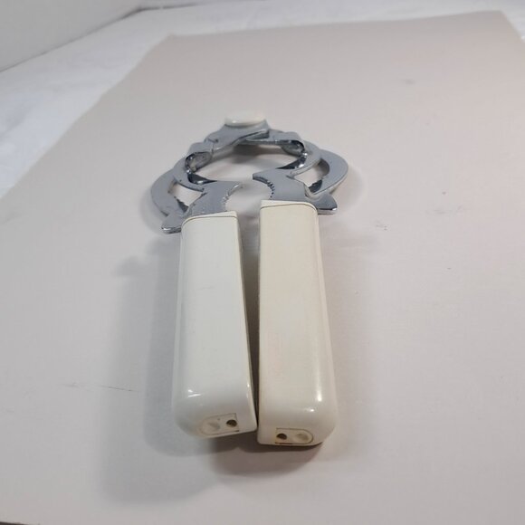 Vintage Leifheit Universal Jar Lid Can Opener West Germany white plastic handle - Picture 9 of 10